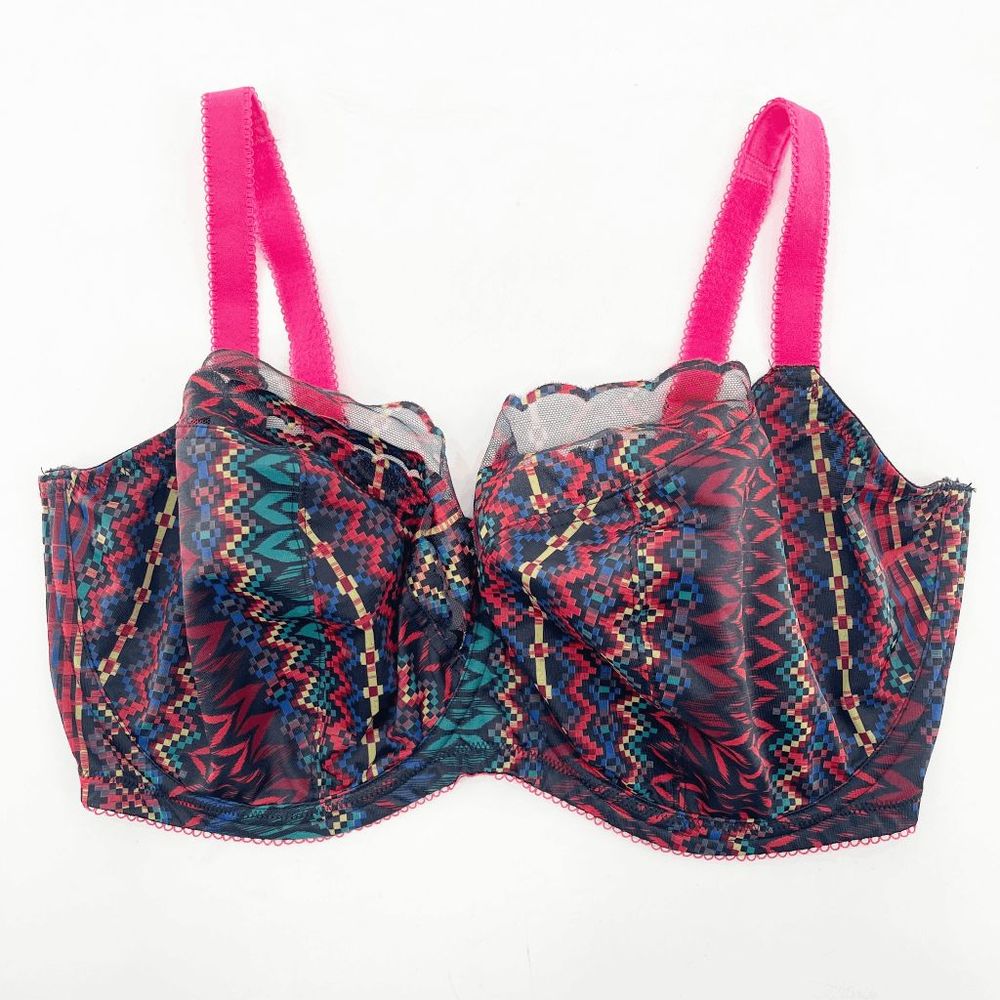 Cleo Multicolor Patterned Bra - Picture 2 of 7